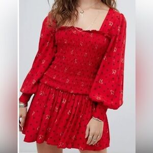 NWT Free People Two Faces mini dress in medium